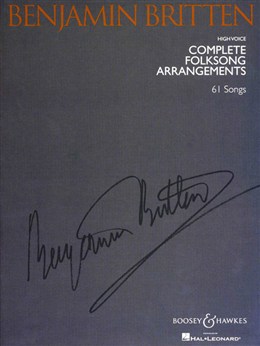 Benjamin Britten Songbook Cover Image