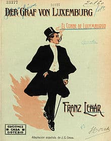 Der Graf Von Luxemburg Cover Image