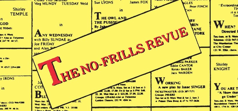 The No Frills Revue Cover Image